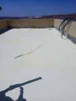 סיוד גג לאחר ביצוע איטום באמצעות יריעות ביטומניות - ביצוע של חברת "מבראשית איטום בניה ושיקום"